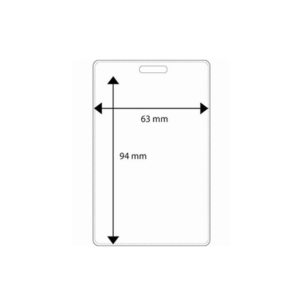 Plastficka 63x94 mm