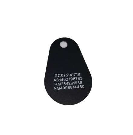 RFID-tagg, pear kombi EM/Mifare (epoxy/bakelit) mrkt med systemnummer