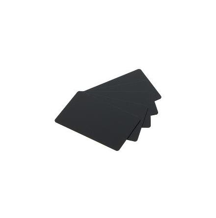 Plastkort PVC-U, mattsvart, 0,76 mm