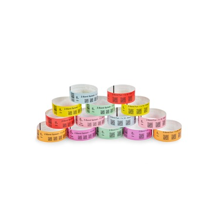 Handledsband, direkttermo, Z-Band Fun,  350 per rulle, 25 x 254 mm