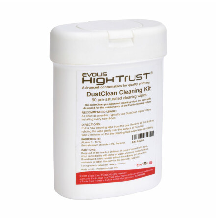 DustClean Evolis, 60 st rengringsdukar