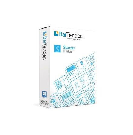 BarTender 2023 Starter, applikationslicens + licens fr 3 skrivare