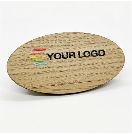 Namnbricka Woodline oval