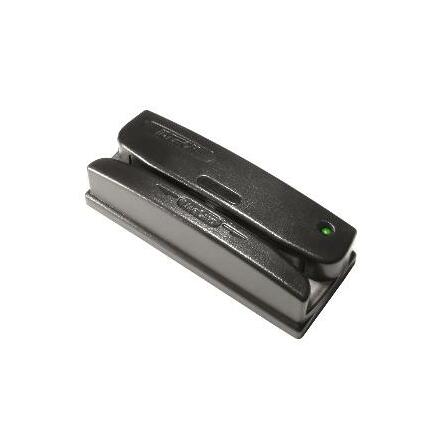 OmniMag DualHead, Magnetkortlsare, RS232C, vderskyddad, Svart