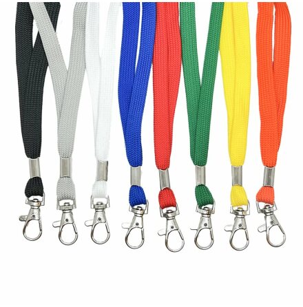 Lanyard 10 mm, roterbar krok &quot;droppe&quot; + skerhetsknppe